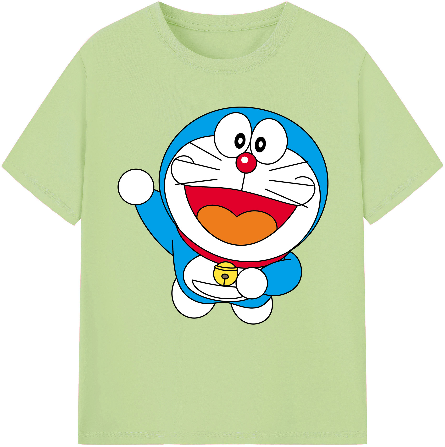 （画像用） ドラえもん Doraemon 綿100％半袖Tシャツ（フロントプリント）